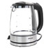 CRYSTAL PROMOTIONS 995117975M Better Chef 1.7-Liter Stainless Steel Electric Kettle, Clear