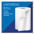 KIMBERLY-CLARK PROFESSIONAL Scott® 01052 Essential 100% Recycled Fiber Hard Roll Towel, 1-Ply, 8" x 800 ft, 1.5" Core, White, 12 Rolls/Carton