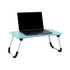EMS MIND READER LLC Mind Reader LBSTUDY-BLU  Woodland Collection Portable Laptop Desk with Folding Legs, 10-1/2in H x 13-3/4in W x 24-1/4in L, Blue