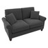 BUSH INDUSTRIES INC. CVJ61BCGH-03K Bush Furniture Coventry 61inW Loveseat, Charcoal Gray Herringbone, Standard Delivery