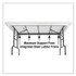 CORRELL, INC. RA2448274P Adjustable Folding Table, Rectangular, 48" x 24" x 22" to 32", Blue Top, Black Legs, 4/Pallet