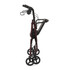 MEDLINE INDUSTRIES, INC. MDS86850ES Medline Basic Steel Rollator, 6in Wheels, Red