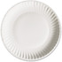 AJM PACKAGING CORPORATION PP6GREWH AJM Green Label Paper Plates, 6in, White, Box Of 1,000 Plates