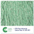 BOARDWALK 502GNEA Super Loop Wet Mop Head, Cotton/Synthetic Fiber, 5" Headband, Medium Size, Green
