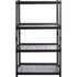 SP RICHARDS LLR99928 Lorell Wire Deck Shelving - 60in Height x 36in Width x 18in Depth - Recycled - Black - Steel - 1Each