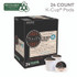 KEURIG DR PEPPER Tully's Coffee® 192619 French Roast Coffee K-Cups, 24/Box