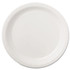 HOFFMASTER PL7095 Coated Paper Dinnerware, Plate, 9" dia, White, 50/Pack, 10 Packs/Carton