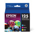 EPSON AMERICA INC. T125520-S Epson 125 DuraBrite Ultra Cyan, Magenta, Yellow Ink Cartridges, Pack Of 3, T125520-S