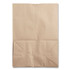 ROSS & WALLACE PAPER PRODUCTS, INC. SK1857 Grocery Paper Bags, 1/8 BBL Squat Size, Heavy-Duty, 57# Basis Weight, 10.5" x 6.25" x 13.88", Kraft, 500/Bundle