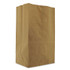ROSS & WALLACE PAPER PRODUCTS, INC. SK1857 Grocery Paper Bags, 1/8 BBL Squat Size, Heavy-Duty, 57# Basis Weight, 10.5" x 6.25" x 13.88", Kraft, 500/Bundle