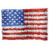 AMSCAN 244104  Patriotic Deluxe Tinsel American Flags, 12-3/4in x 19in, Multicolor, Pack Of 2 Flags