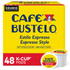 THE J.M. SMUCKER COMPANY 5000346117 Cafe Bustelo Espresso Roast Coffee K-Cup Pods, Box Of 48