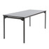 ICEBERG ENTERPRISES LLC Iceberg 65827  Maxx Legroom-Series Wood Folding Table, 30inW x 60inD, Gray/Black