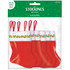 AMSCAN CO INC Amscan 370005  Christmas Mini Stockings, 5in, Red, Pack Of 30 Stockings