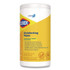 CLOROX SALES CO. 15948CT Disinfecting Wipes, 1-Ply, 7 x 8, Lemon Fresh, White, 75/Canister, 6/Carton
