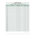 TAYLOR CORP W-PSGN-GN250 HIPAA Compliant Patient/Visitor Privacy 2-Part Sign-In Sheets, 8-1/2in x 11in, Green, Pack Of 250 Sheets