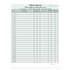 TAYLOR CORP Taylor Corporation W-PSGN-GN250 HIPAA Compliant Patient/Visitor Privacy 2-Part Sign-In Sheets, 8-1/2in x 11in, Green, Pack Of 250 Sheets