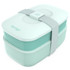 BEAR DOWN CONSULTING Bentgo BENTGO-CA  Classic All-In-One Lunch Box Container, 3-13/16inH x 4-3/4inW x 7-1/8inD, Coastal Aqua