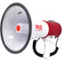The PMP52BT is the latest megaphone offering from Pyle. With each iteration of flagship megaphones, we've improved the battery life, power, ergonomics and functionality. This model features built-in Bluetooth technology allowing you to wirelessly stream audio from your device. Enjoy wireless audio transmission with 50 Watts of power with a range of 1200 yards. Comes equipped with built-in SD & USB flash memory card readers and the 3.5mm Aux-In jack allows you to connect and play your MP3, smartphone or other external devices. Enjoy versatile audio streaming and megaphone capability with the PMP52BT.