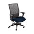 Global QS2662-8G5BK-UR12*  Loover Weight-Sensing Synchro Chair, Mid-Back, 39inH x 25 1/2inW x 24inD, Blue Bayou/Black