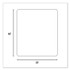 E.S. ROBBINS ES 132031 EverLife Chair Mat for Hard Floors, Heavy Use, Rectangular, 36 x 48, Clear