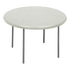 ICEBERG ENTERPRISES LLC 65243 Iceberg Indestruct-Table Too Round Folding Table, 29inH x 48inD, Platinum/Gray