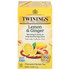 M BLOCK & SONS 09180 Twinings Lemon & Ginger Herbal Tea Bags, 25/Box