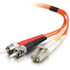 LASTAR INC. C2G 14580  6m LC-ST 50/125 OM2 Duplex Multimode PVC Fiber Optic Cable (USA-Made) - Orange - Patch cable - LC multi-mode (M) to ST multi-mode (M) - 6 m - fiber optic - duplex - 50 / 125 micron - OM2 - orange