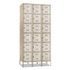 SAFCO PRODUCTS 5527TN Three-Column Box Locker, 36w x 18d x 78h, Two-Tone Tan