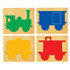 ELLISON EDUCATIONAL EQUIPMENT, INC. 16686-LG Ellison Prestige SureCut Set, Community & Transportation, Large, Trains (4 Die Set)