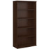 BUSH INDUSTRIES WC12914 Series C Collection Bookcase, Five-Shelf, 35.63w x 15.38d x 72.78h, Mocha Cherry