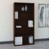 BUSH INDUSTRIES WC12914 Series C Collection Bookcase, Five-Shelf, 35.63w x 15.38d x 72.78h, Mocha Cherry