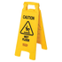 RUBBERMAID FG611277 YEL  Caution Wet Floor Safety Sign, 25in x 11in, Yellow