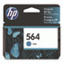 HP INC CB318WN HP 564, (CB318WN) Cyan Original Ink Cartridge