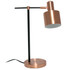 ALL THE RAGES INC LHT-4001-RG Lalia Home Mid-Century Modern Metal Table Lamp, Rose Gold Shade/Black Base