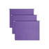 SMEAD MFG CO 64072 Smead Hanging File Folders, Letter Size, Purple, Box Of 25 Folders