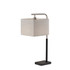 ADESSO INC 4182-22 Adesso Flora Table Lamp, 26-1/2inH, Taupe/Black