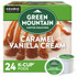 Savor a morning treat with caramel cream coffee. These vanilla caramel coffee K-Cup pods are easy to use - just pop 1 in, brew and go.  Lightly roasted with balanced flavors of buttery caramel, brown sugar and swirls of vanilla ice cream.  Each K-Cup Pod has a built-in coffee filter - no measuring and no mess.  Caramel vanilla cream coffee comes in a box of 24.