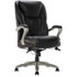 TRUE INNOVATIONS Serta 47446  Smart Layers Hensley Big & Tall Ergonomic Bonded Leather High-Back Chair, Black/Silver