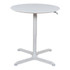 H. WILSON COMPANY LX-PNADJ-36RD Luxor Round Cafe Table, 42-7/16inH x 36inW x 36inD, White