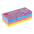 When time is of the essence, ensure your messages get noticed with self-stick notes. From little reminders to quick, but important, correspondence, sticky notes are a perfect companion to your fast-paced job.  Sticky note pads are great for jotting down reminders, messages or quick notes.  Office Depot self-stick notes can be removed and repositioned as needed.  Sticky notes are 1-1/2in x 2in for a compact size that still provides room to make clear notes. Note size is approximate.  Vivid shades are bright and eye-catching.