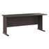 BUSH INDUSTRIES INC. Bush Business Furniture SDD172SG  Studio A 72inW Computer Desk, Storm Gray, Standard Delivery