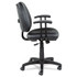 ALERA IN4819 Alera Interval Series Swivel/Tilt Task Chair, Bonded Leather Seat/Back, Up to 275 lb, 18.11" to 23.22" Seat Height, Black