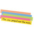 PACON CORPORATION Pacon 1733  Peacock Super-Bright Sentence Strips, Assorted Colors, Pack Of 100