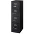 OFFICE DEPOT WorkPro HID19072  22inD Vertical 4-Drawer File Cabinet, Black