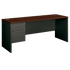 HNI CORPORATION 38855LNS HON 38000 72inW Left-Pedestal Computer Desk Credenza With Lock, Mahogany/Charcoal