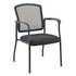 Treat your guests to a warm reception with the WorkPro Spectrum stacking guest chair with arms. The upholstered side chairs feature durable steel frames that handle frequent use, while the armrests provide upper body support. These mesh back guest chairs feature fabric seats for day-long comfort.  Stackable guest chair with a mesh backrest.  Armrests provide comfort throughout the day.  Durable steel frame for stability and durability.  Backed by the manufacturers lifetime limited warranty.  GREENGUARD certified - certified for low chemical emissions: UL.COM/GG - UL 2818. Ranked in two tiers: Certified and Gold.  ANSI/BIFMA Compliant - This product has been tested and verified for compliance with rigorous performance requirements and safety standards related to specific furniture products.  Less harsh chemicals - made with fewer harsh chemicals, or safer chemicals than typical alternatives, helping  reduce your use of and exposure to substances that may be more harmful to your health and the environment.