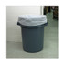 BOARDWALK W3858X Linear Low Density Industrial Can Liners, 60 gal, 0.9 mil, 38" x 58", White, Flat Pack, 100/Carton