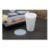 DART 16SL Plastic Lids, Straw-Slot Lid, Fits 12 oz to 24 oz Hot/Cold Foam Cups, Translucent, 100/Pack, 10 Packs/Carton
