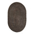 GFH ENTERPRISES INC. Anji Mountain AMB0329-069OV  Kerala Natural Jute Rug, Oval, 6ft x 9ft, Gray